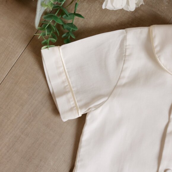 Strasburg Boy Heirloom Ivory Dressy Short Set Ring Bearer Portrait Size 2/3T NWT - Picture 6 of 6